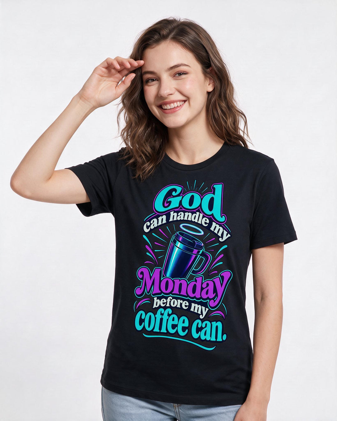 Christian Faith Black T-Shirt for Women – Everyday Expression Graphic Tee product image 1