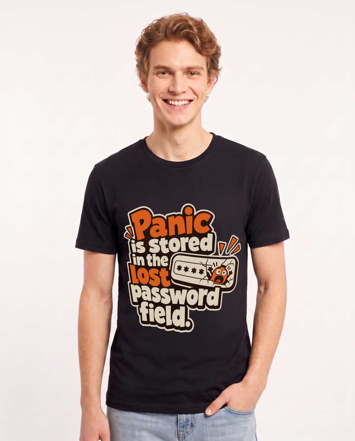 Meme Black T-Shirt for Men – Everyday Expression Graphic Tee product image 3