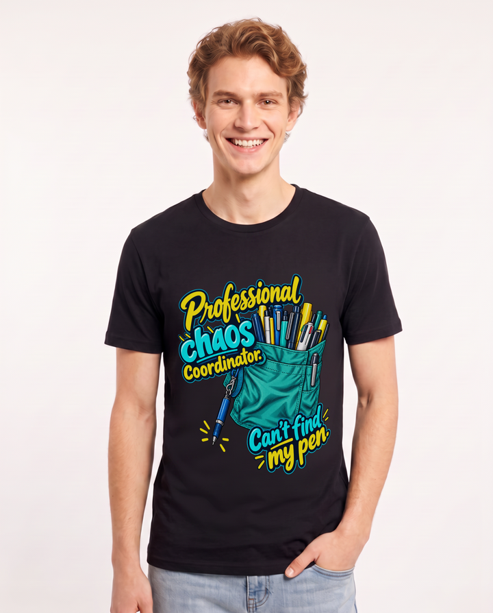 Nurse Black T-Shirt for Men – Nursing Life Graphic Tee product image 3