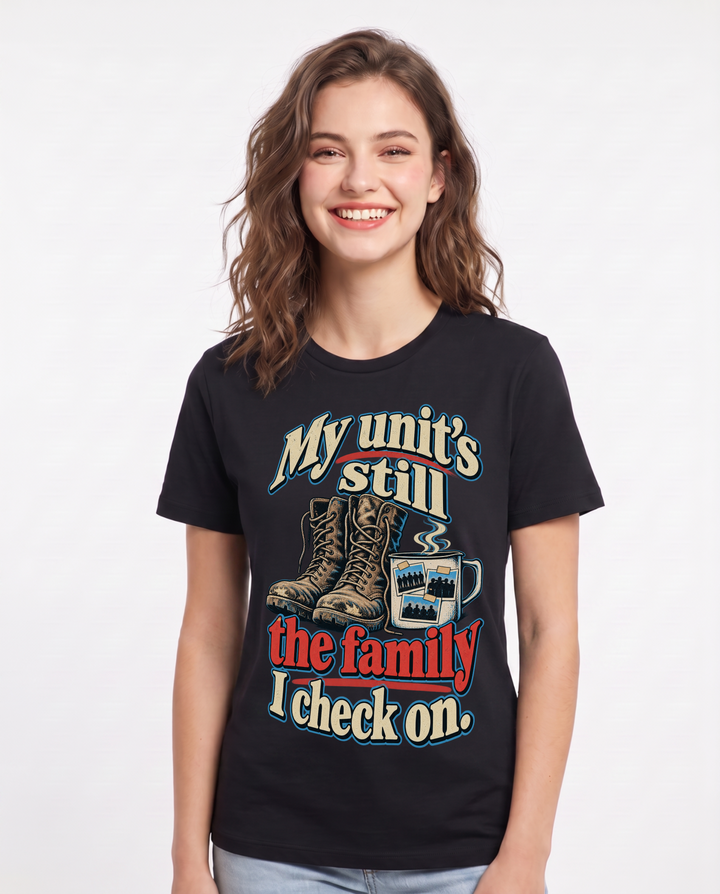 Veteran Black T-Shirt for Women – Everyday Expression Graphic Tee product image 3
