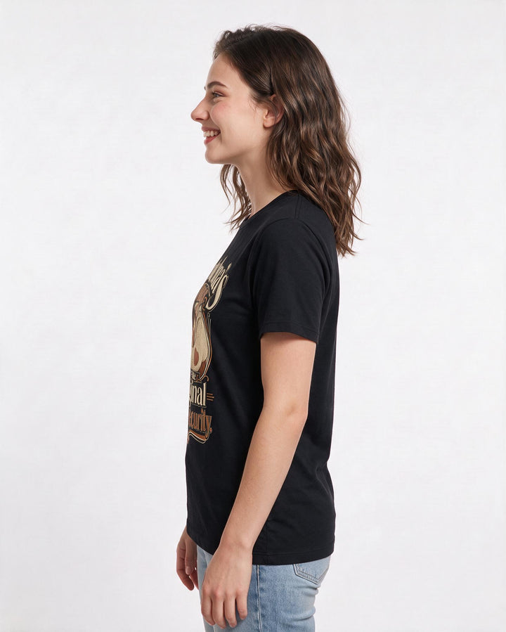 Grandparent Black T-Shirt for Women – Everyday Expression Graphic Tee product image 2