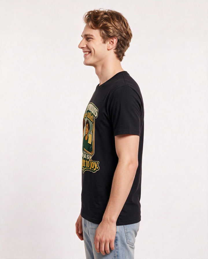 Pride Black T-Shirt for Men – Everyday Expression Graphic Tee product image 2