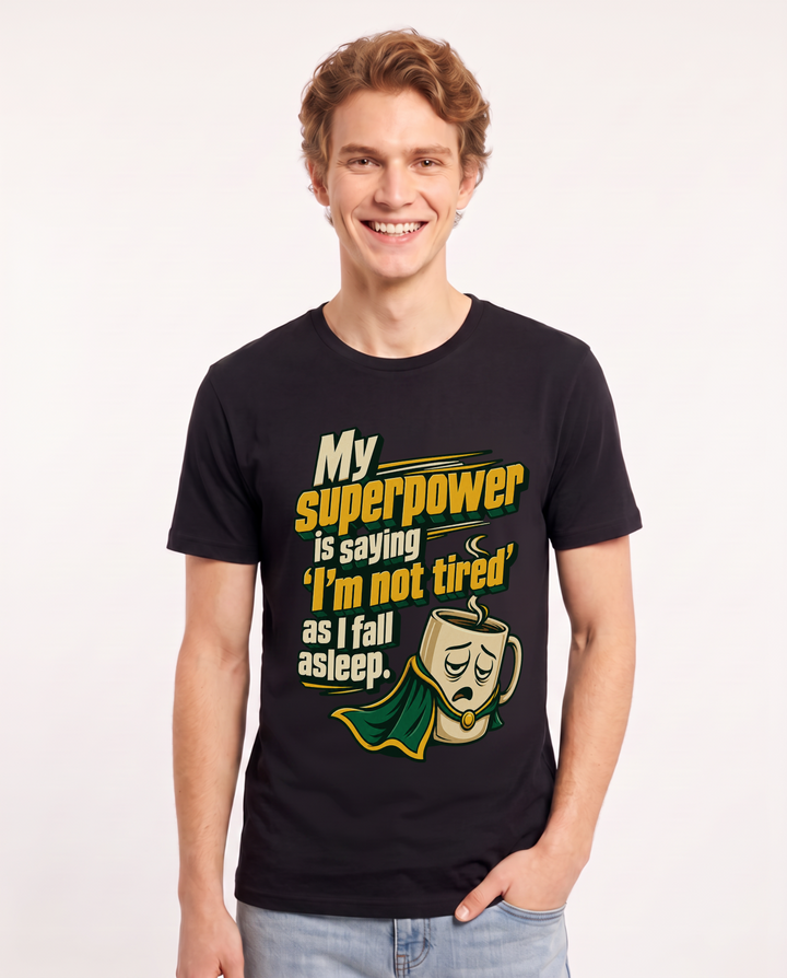 Grandparent Black T-Shirt for Men – Everyday Expression Graphic Tee product image 3