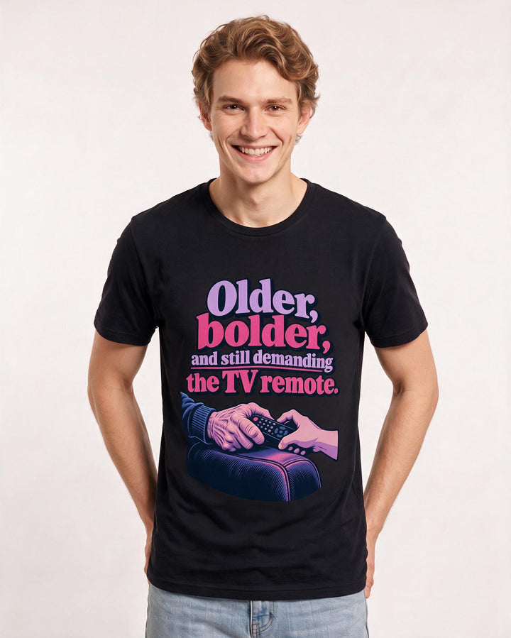 Grandparent Black T-Shirt for Men – Everyday Expression Graphic Tee product image 1