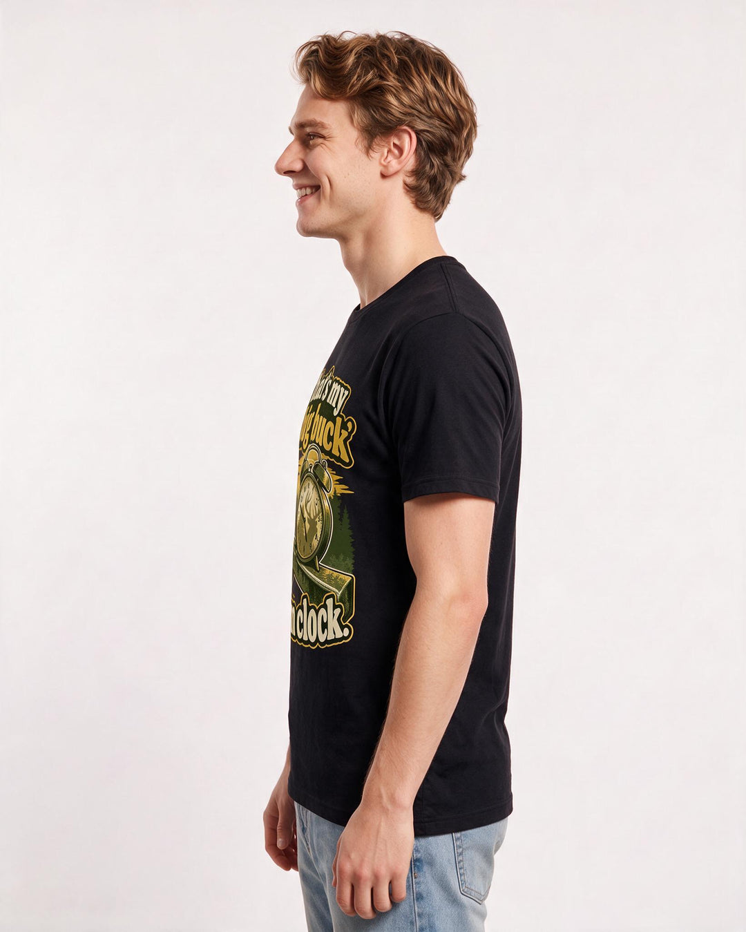 Hunting Black T-Shirt for Men – Everyday Expression Graphic Tee product image 2
