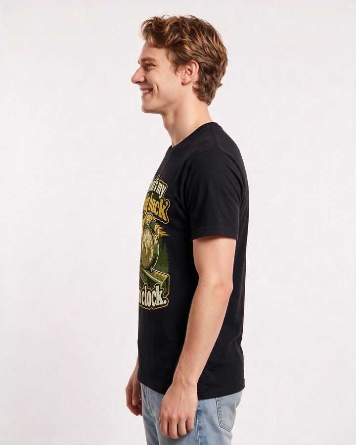 Hunting Black T-Shirt for Men – Everyday Expression Graphic Tee product image 2