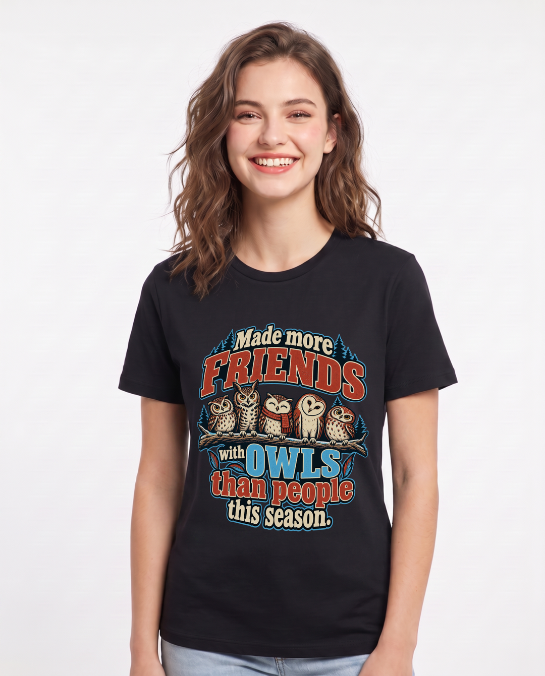 Hunting Black T-Shirt for Women – Everyday Expression Graphic Tee product image 3
