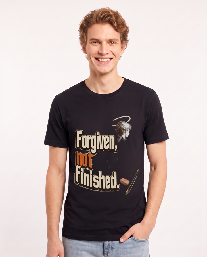 Christian Faith Black T-Shirt for Men – Everyday Expression Graphic Tee product image 3