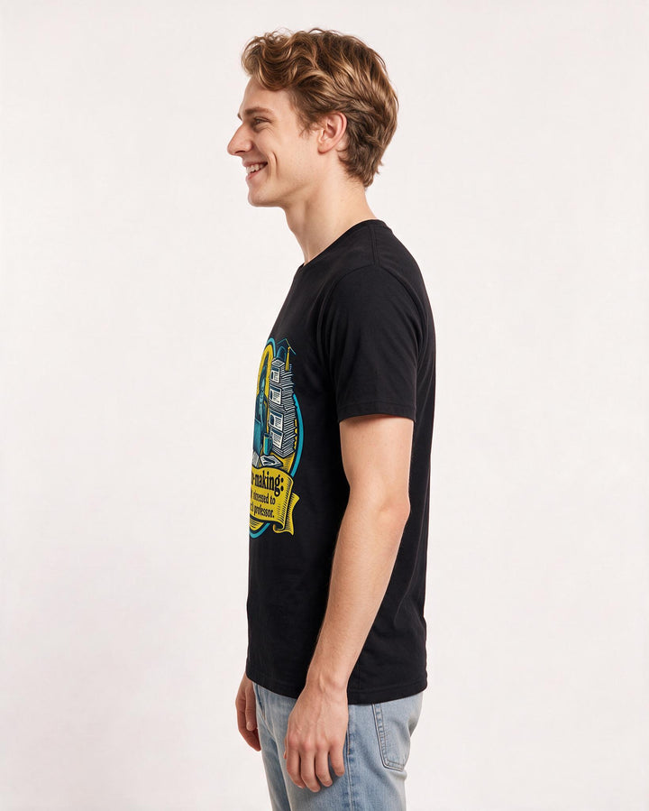 Meme Black T-Shirt for Men – Everyday Expression Graphic Tee product image 2