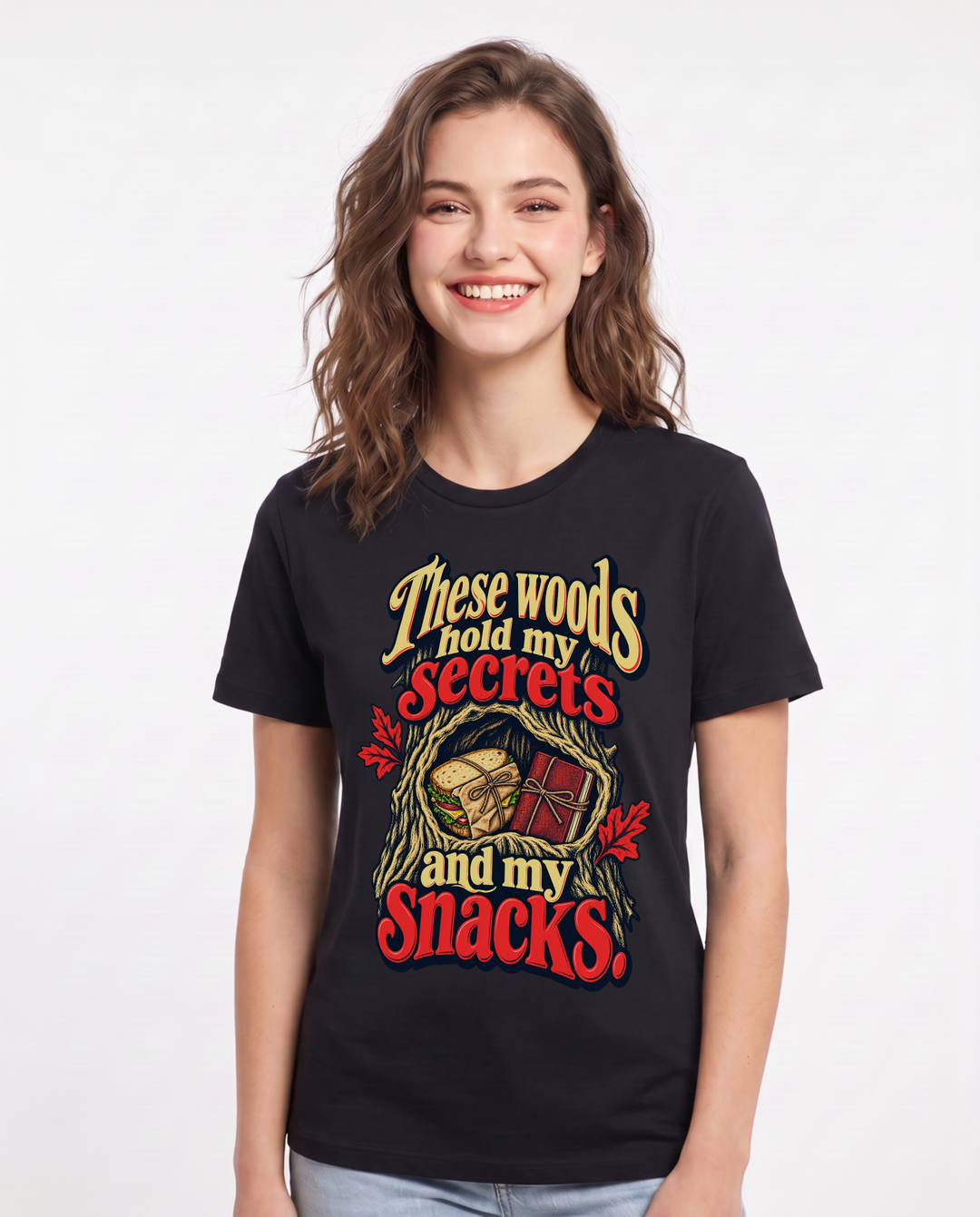 Hunting Black T-Shirt for Women – Everyday Expression Graphic Tee product image 3