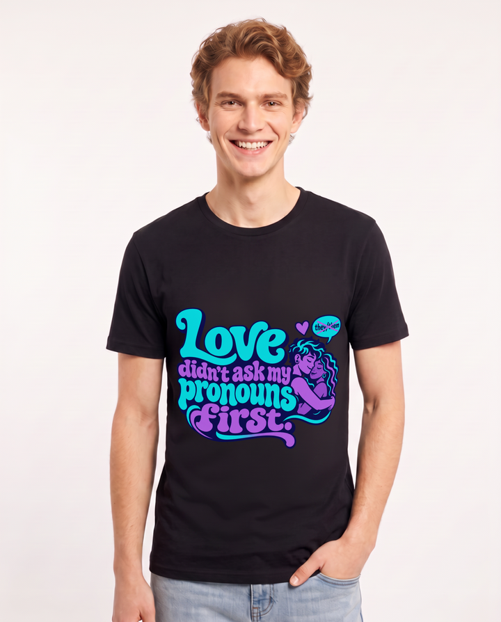 Pride Black T-Shirt for Men – Everyday Expression Graphic Tee product image 3