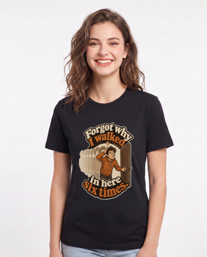 Meme Black T-Shirt for Women – Everyday Expression Graphic Tee product image 3
