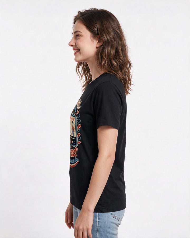 Teacher Black T-Shirt for Women – Everyday Expression Graphic Tee product image 2