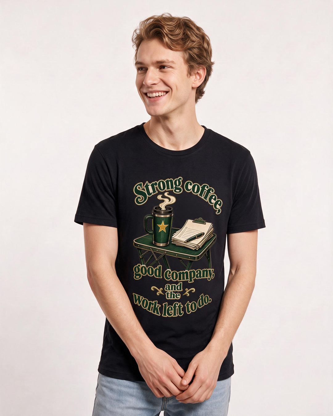 Patriotic Black T-Shirt for Men – Everyday Expression Graphic Tee product image 1