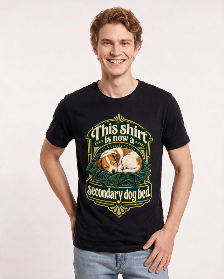 Cat Lover Black T-Shirt for Men – Everyday Expression Graphic Tee product image 1
