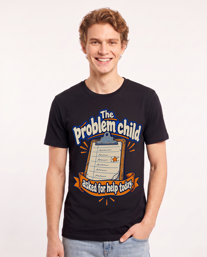 Teacher Black T-Shirt for Men – Everyday Expression Graphic Tee product image 3