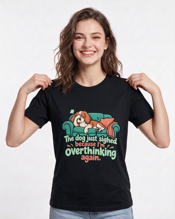 Meme Black T-Shirt for Women – Everyday Expression Graphic Tee product image 1