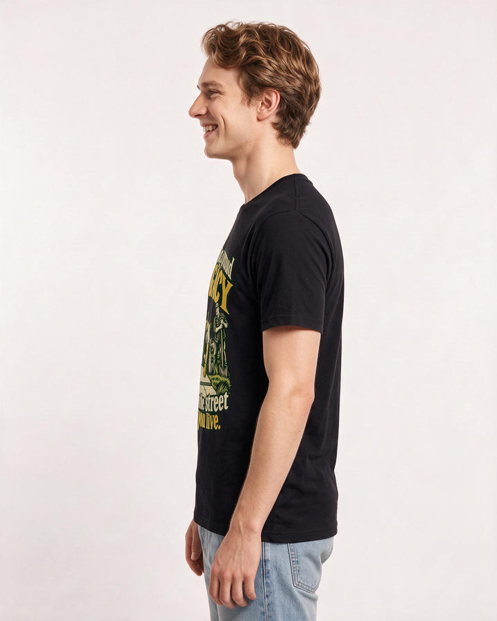 Patriotic Black T-Shirt for Men – Everyday Expression Graphic Tee product image 2