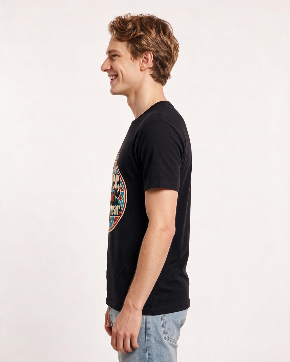 Pride Black T-Shirt for Men – Everyday Expression Graphic Tee product image 2