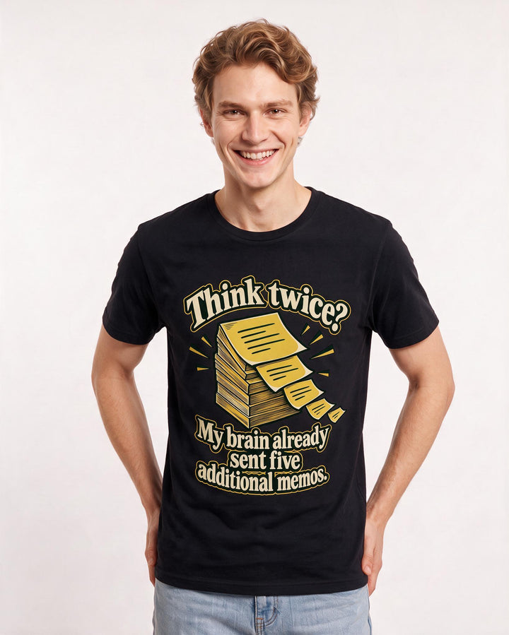 Neurodiversity Black T-Shirt for Men – Everyday Expression Graphic Tee product image 1