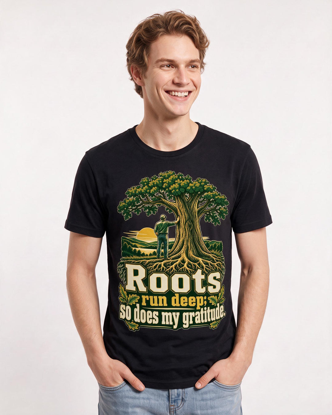 Patriotic Black T-Shirt for Men – Everyday Expression Graphic Tee product image 1