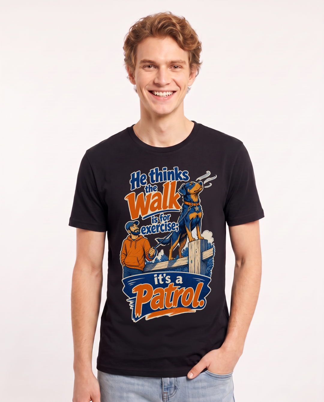 Cat Lover Black T-Shirt for Men – Everyday Expression Graphic Tee product image 1