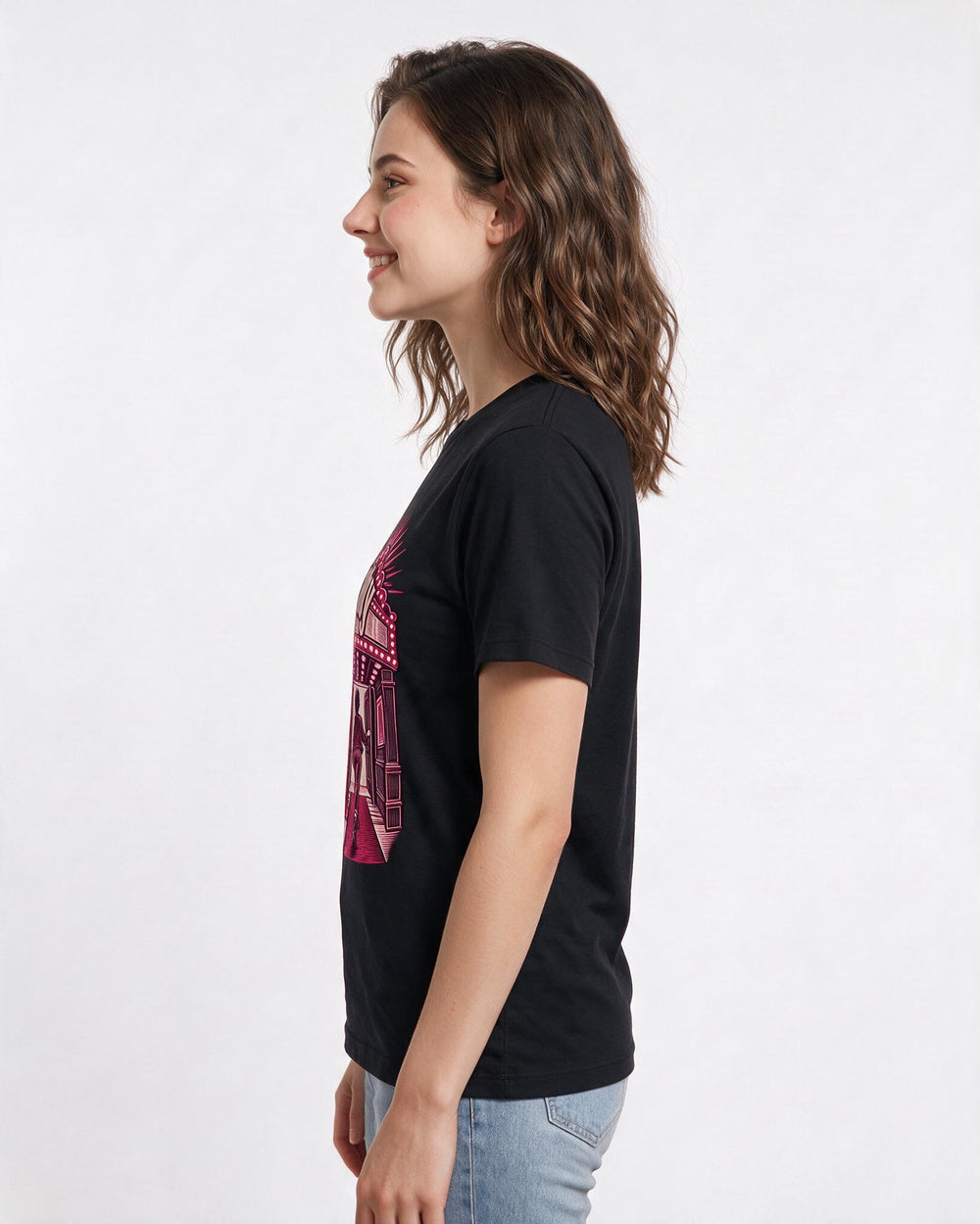 Pride Black T-Shirt for Women – Everyday Expression Graphic Tee product image 2