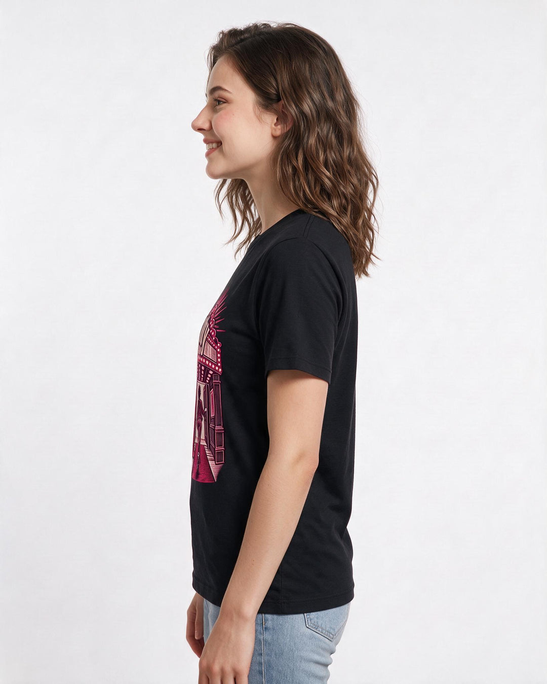 Pride Black T-Shirt for Women – Everyday Expression Graphic Tee product image 2