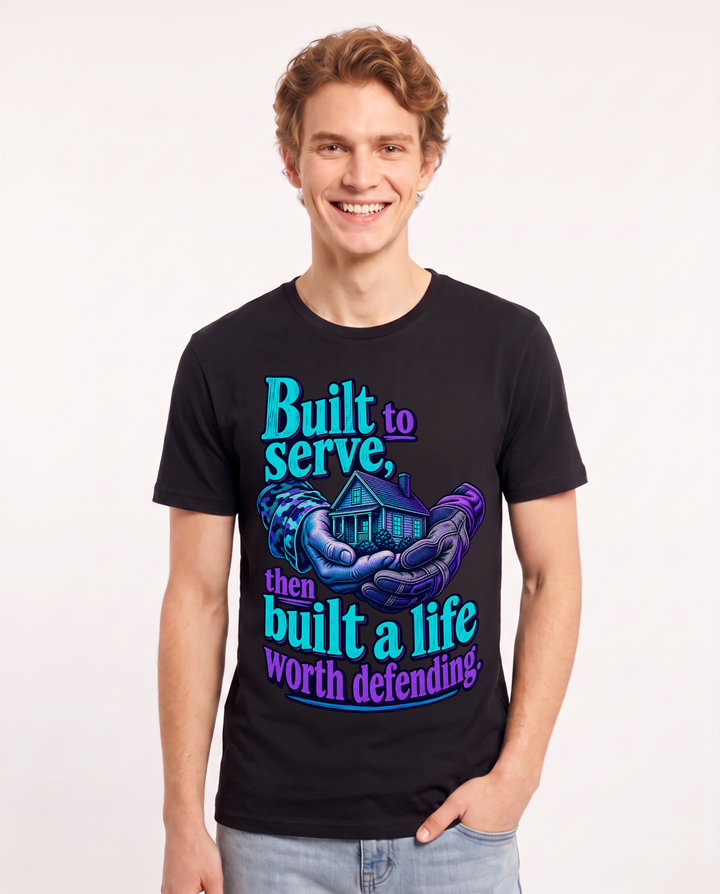 Veteran Black T-Shirt for Men – Everyday Expression Graphic Tee product image 3