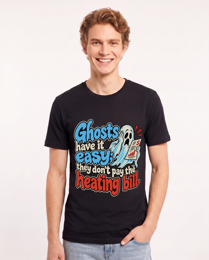 Halloween Black T-Shirt for Men – Halloween Theme Graphic Tee product image 3