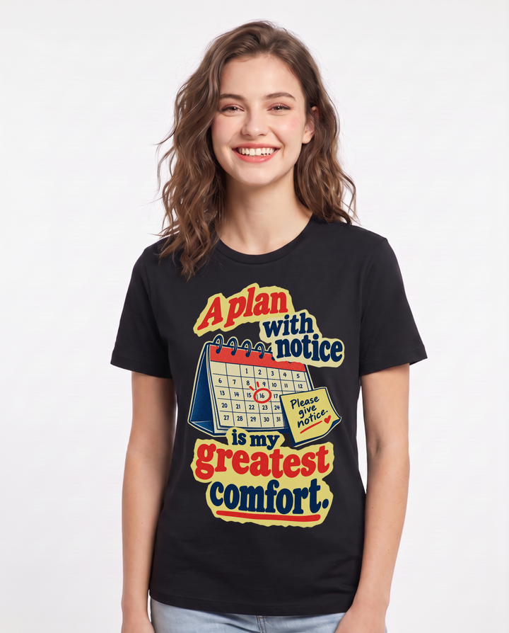 Neurodiversity Black T-Shirt for Women – Everyday Expression Graphic Tee product image 3