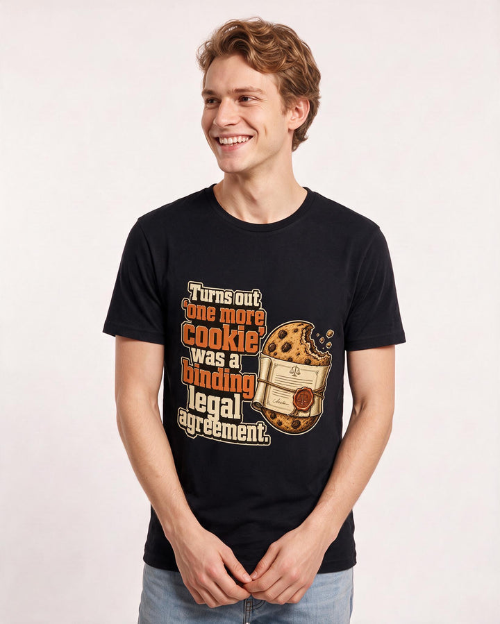 Christmas Black T-Shirt for Men – Holiday Theme Graphic Tee product image 1