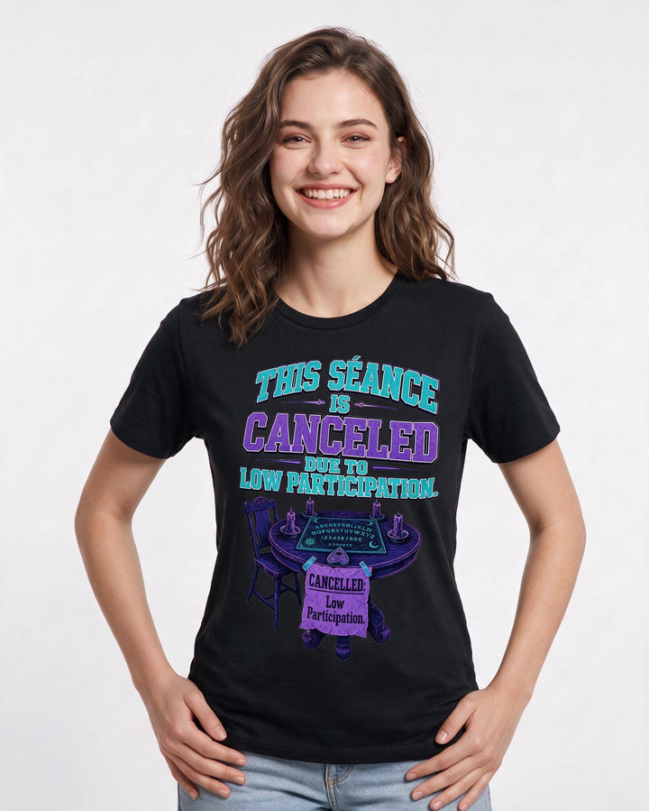 Halloween Black T-Shirt for Women – Halloween Theme Graphic Tee product image 1
