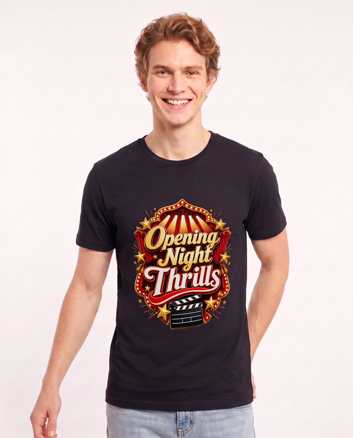 Opening Night Thrills Men's Black T-Shirt product image 1