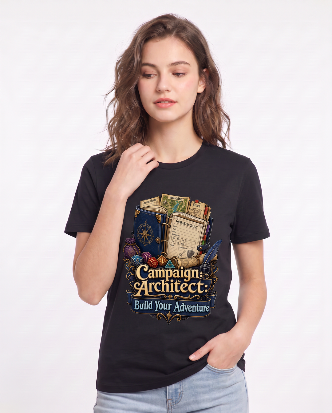 Campaign Architect: Build Your Adventure Women's Black T-Shirt product image 1