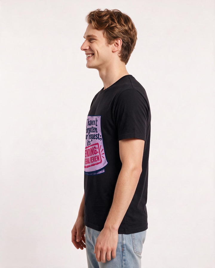 Meme Black T-Shirt for Men – Everyday Expression Graphic Tee product image 2