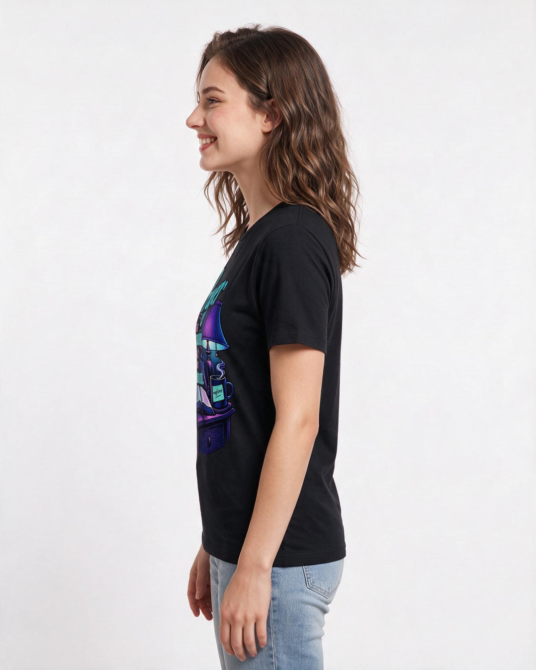 Christian Faith Black T-Shirt for Women – Everyday Expression Graphic Tee product image 2