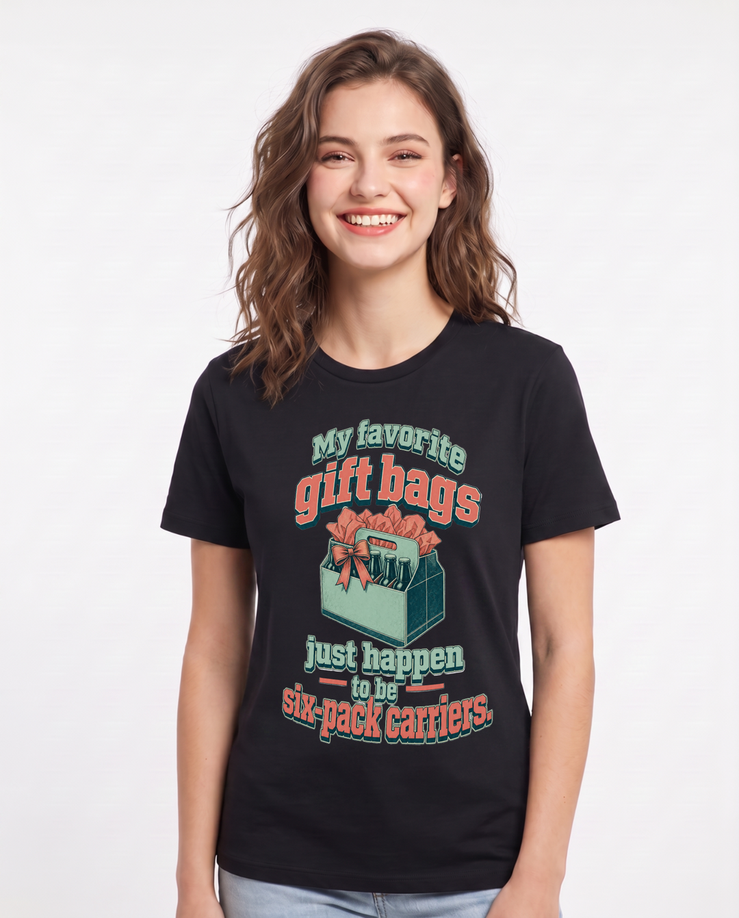 Beer Black T-Shirt for Women – Everyday Expression Graphic Tee product image 1