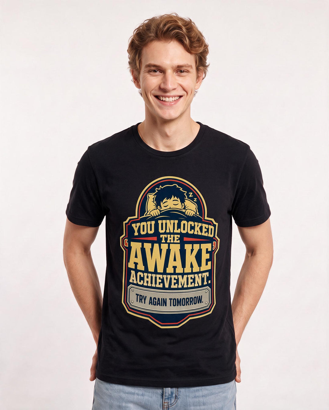 Gaming Black T-Shirt for Men – Game Night Graphic Tee product image 1