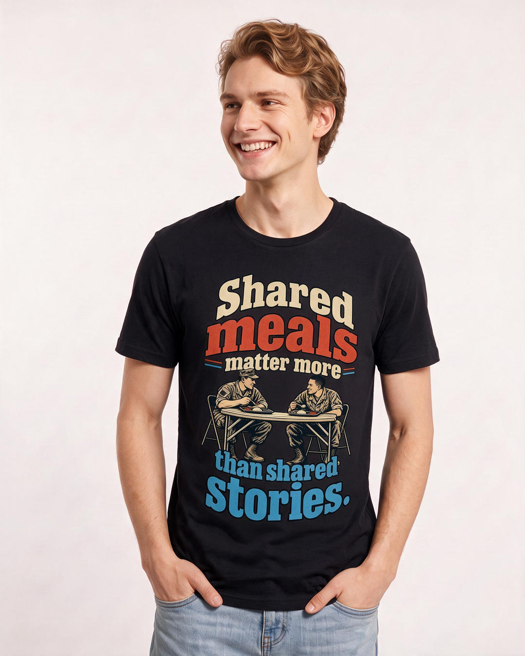 Veteran Black T-Shirt for Men – Everyday Expression Graphic Tee product image 1