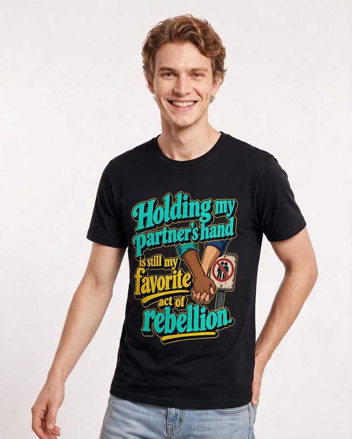 Pride Black T-Shirt for Men – Everyday Expression Graphic Tee product image 1