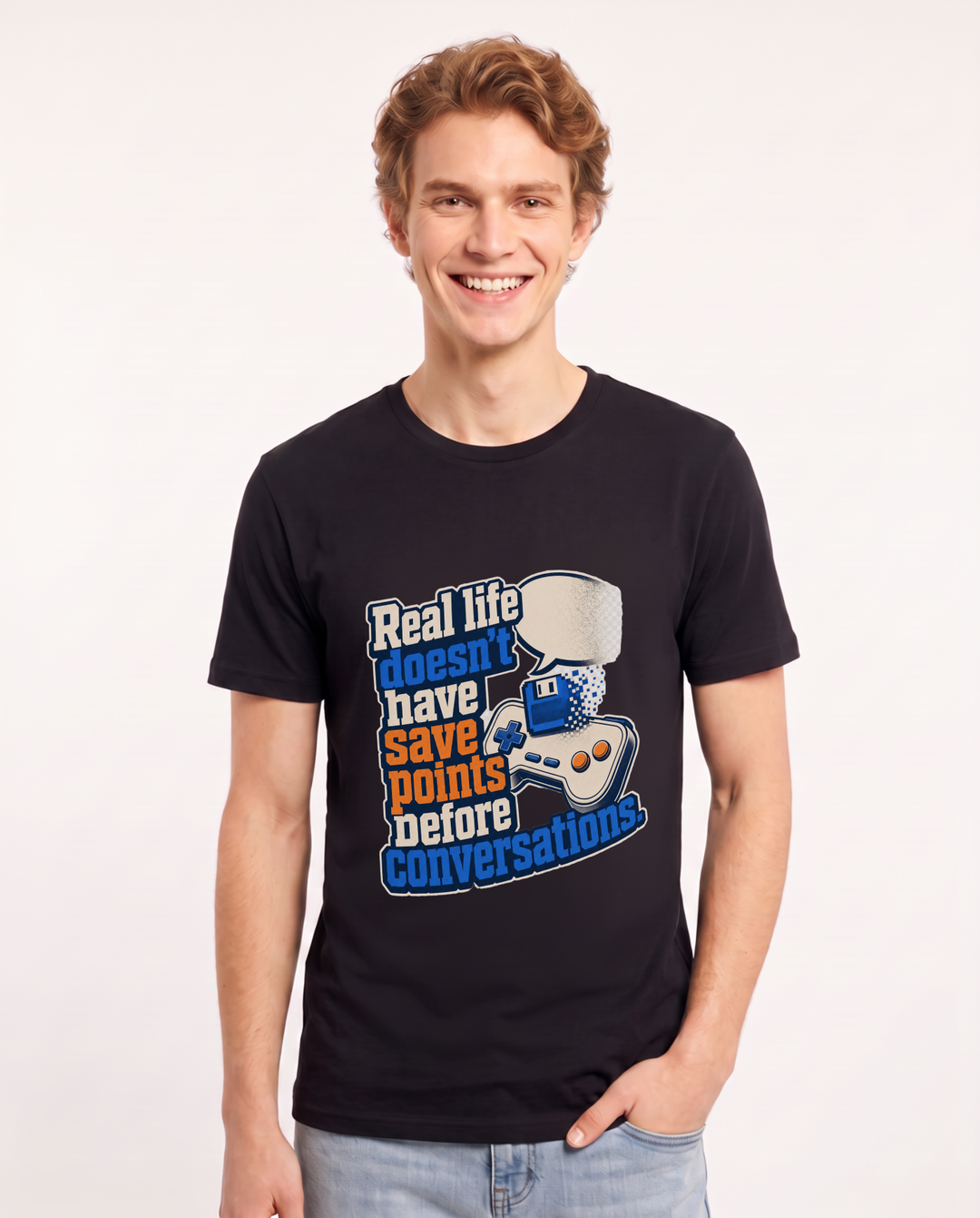 Gaming Black T-Shirt for Men – Game Night Graphic Tee product image 3
