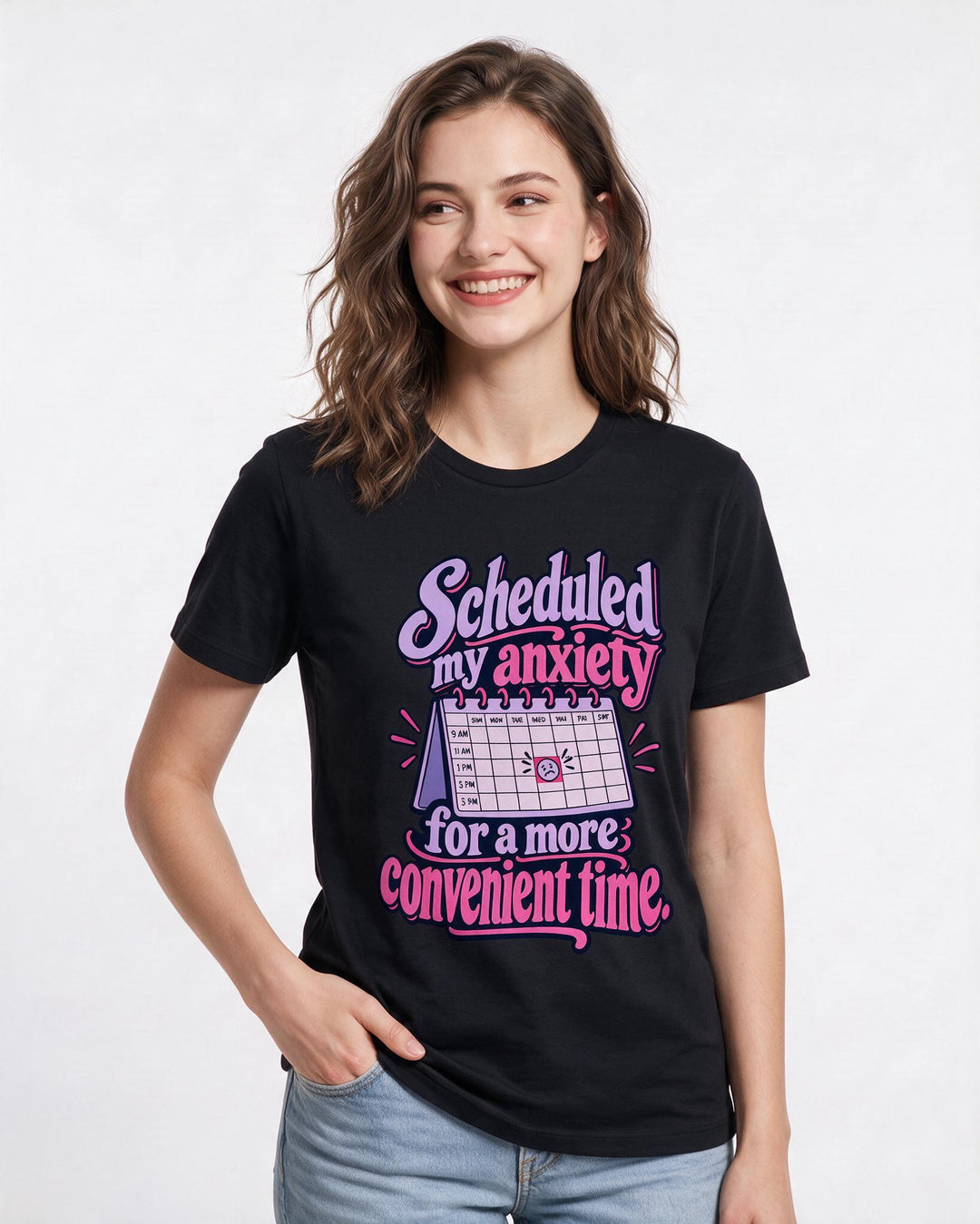 Meme Black T-Shirt for Women – Everyday Expression Graphic Tee product image 1