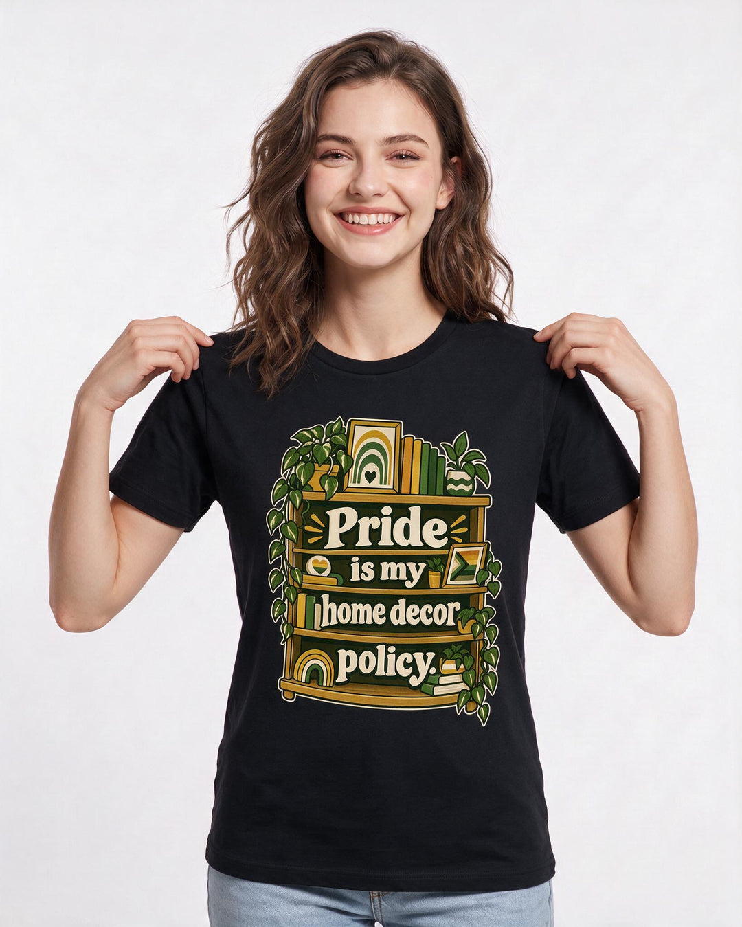Pride Black T-Shirt for Women – Everyday Expression Graphic Tee product image 1