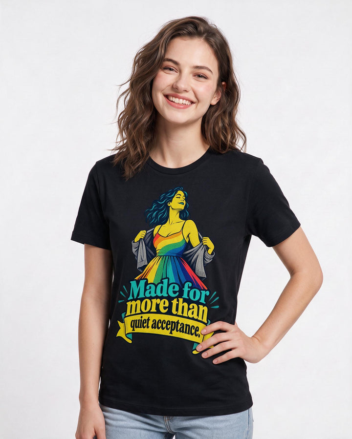 Pride Black T-Shirt for Women – Everyday Expression Graphic Tee product image 1