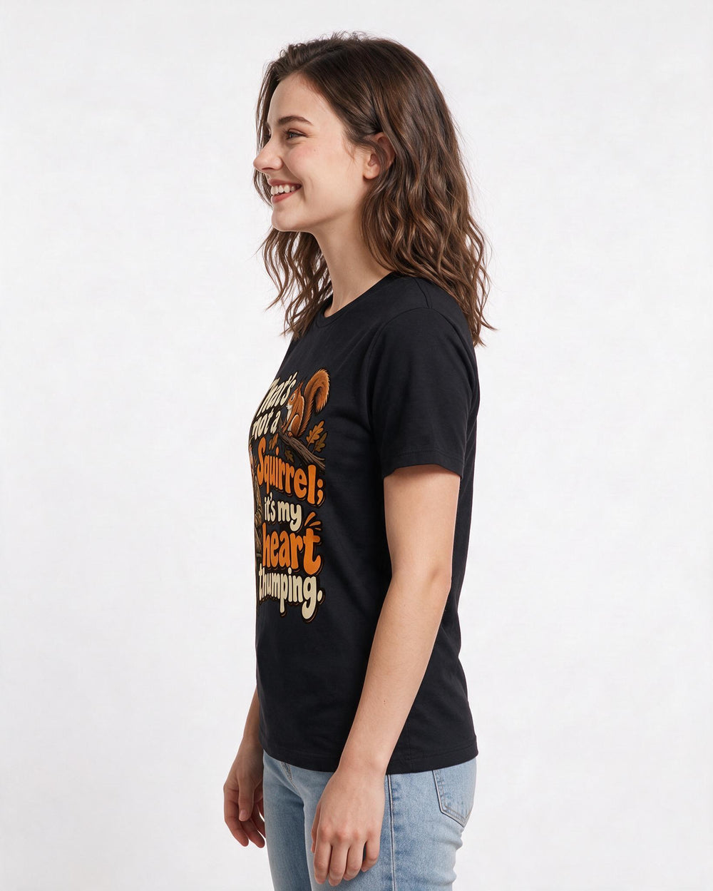 Hunting Black T-Shirt for Women – Everyday Expression Graphic Tee product image 2
