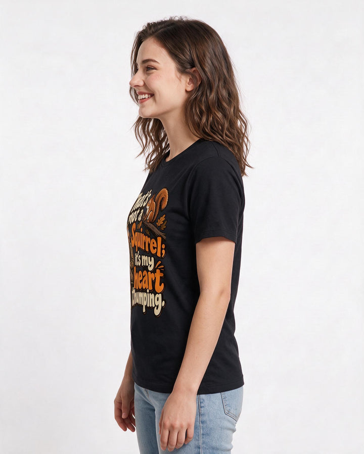 Hunting Black T-Shirt for Women – Everyday Expression Graphic Tee product image 2