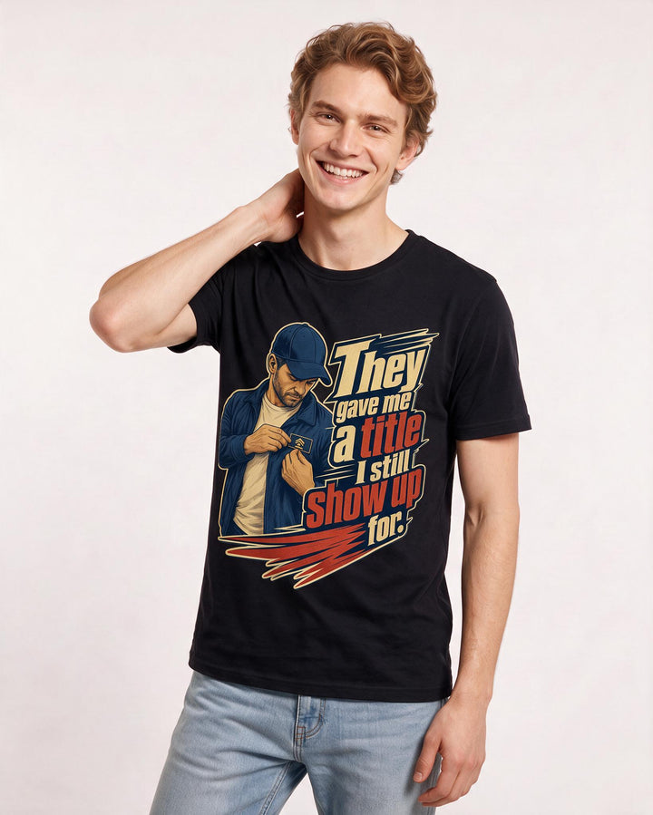 Veteran Black T-Shirt for Men – Everyday Expression Graphic Tee product image 1
