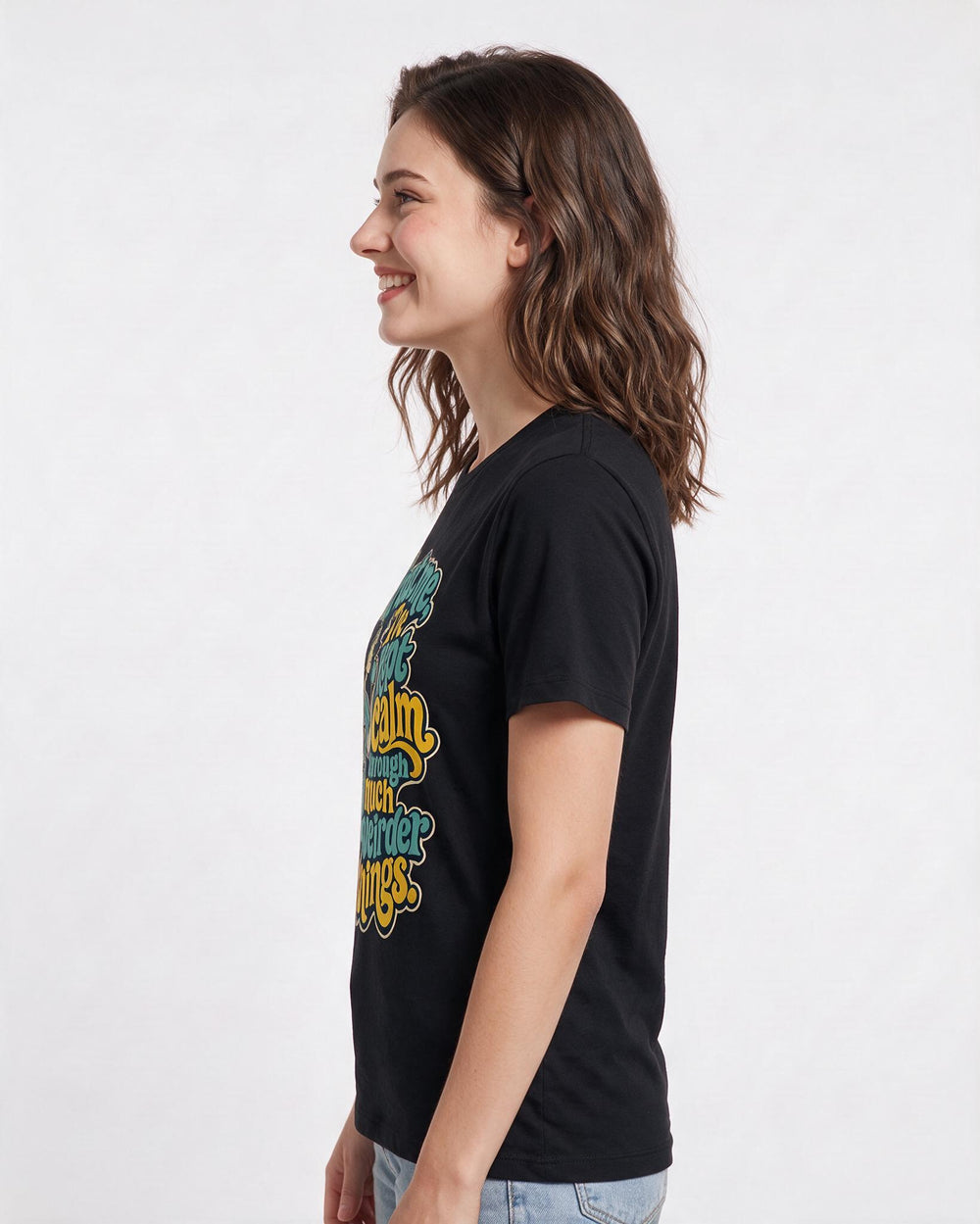 Nurse Black T-Shirt for Women – Nursing Life Graphic Tee product image 2