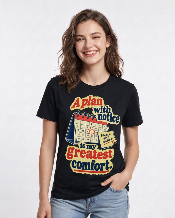 Neurodiversity Black T-Shirt for Women – Everyday Expression Graphic Tee product image 1
